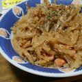 犬Gyami's cooksnap of when they made 簡単☆細いジャガイモと玉ねぎの明太子炒め.
