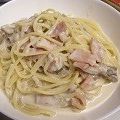 ハンクスさん's cooksnap of when they made 舞茸ベーコンのクリームパスタ.