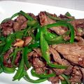 mikochang's cooksnap of when they made 牛肉とピーマンのパパッと炒め.