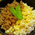さとっぺ♂'s cooksnap of when they made すりゴマ入り鶏そぼろ丼★.