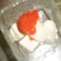 toshiebaba's cooksnap of when they made 豆腐×すじこ.