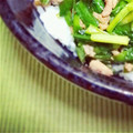 となりもととろ's cooksnap of when they made ニラと挽肉のスタミナ丼 簡単レシピ.