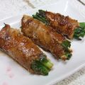 mocomocochan's cooksnap of when they made 豚肉のニラねぎ巻き旨ダレ焼き.