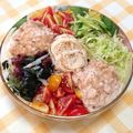 にゃんぷいぷい's cooksnap of when they made 夏★オイマヨ冷やしサラダそうめん.