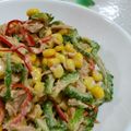 たーぼーのママ's cooksnap of when they made 食べやすい！？我が家の定番ゴーヤサラダ♪.