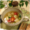 ボチボチハラハラ's cooksnap of when they made 冬瓜とおくらとトマトのスープ.