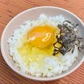 島子☆'s cooksnap of when they made 簡単満足〜塩こんぶ入り卵かけごはん！！.