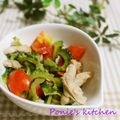 ぽにえ's cooksnap of when they made ゴーヤとトマトでさっぱりサラダ.