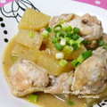 ともまき０３１３'s cooksnap of when they made 手羽元と大根のごまみそ煮.