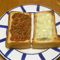 msft5632's cooksnap of when they made 大人バージョン☆鮭マヨトースト♪.