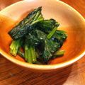 ことみぃ's cooksnap of when they made ノンベイ直伝♪ホウレン草はワサビ醤油っす.