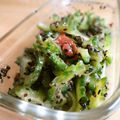 まきーころ's cooksnap of when they made ゴーヤの梅かつお和え.