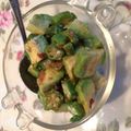 ひなたんぽぽ's cooksnap of when they made オクラとアボカドの梅肉和え.