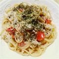 ななぞぅ's cooksnap of when they made パスタ★トマトのカルボナーラ.