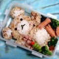 遊佐LOVE's cooksnap of when they made 幼稚園のお弁当（リラックマ）.