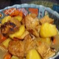 ham101's cooksnap of when they made ジャガイモとさつま揚げの甘い煮物♡.