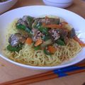 ゆうジュニア's cooksnap of when they made ピリ辛　☆ナスのあんかけ焼きそば☆.