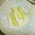 白いぐれーぷ's cooksnap of when they made 【長葱の酢漬け】.