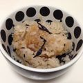 ゆりんこみるく's cooksnap of when they made 貧血対策ひじきバター炊き込みご飯.