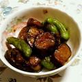 ぷちこりらっくま's cooksnap of when they made 茄子&ししとうの味噌炒め.