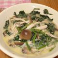 さやさや０２２４'s cooksnap of when they made ホウレン草としめじのゴマ味噌マヨ和え.
