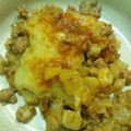 ももたろ子's cooksnap of when they made 簡単☆ひき肉とポテトの重ね焼with大根.
