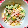 赤鴉嬢's cooksnap of when they made きゅうりの醤油マヨサラダ✿.