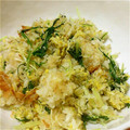 ☆まほほ☆'s cooksnap of when they made 水菜としらすの焼き飯.