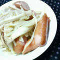 キョク's cooksnap of when they made もやしとウィンナーの炒めもの.