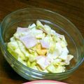 よしみるく's cooksnap of when they made キャベツと卵の味噌マヨ＊サラダ.