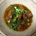 suiichon's cooksnap of when they made ビールで柔らか名古屋風牛スジ土手煮.
