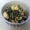 yoyoさん's cooksnap of when they made リメイク☆牛挽き肉ほうれん草の豆腐卵炒め.