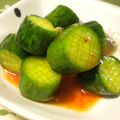 大魔女's cooksnap of when they made 超簡単きゅうりオイキムチ風.