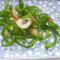きらり流れ星's cooksnap of when they made 居酒屋おつまみ☆ピーマンとちくわ炒め.