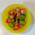ままっぺぺ's cooksnap of when they made お弁当に！豆とカニカマの和え物.
