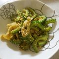 チョコチョコかえる's cooksnap of when they made ゴーヤと油揚げの味噌炒め.