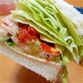 なみなみだっちゃ's cooksnap of when they made 黒こしょう入り食パンのBLTサンドイッチ.