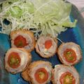 もちあられ's cooksnap of when they made ♪コロコロ☆肉巻きトマチーズ☆フライ.