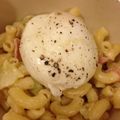シングルアイシャドウ's cooksnap of when they made カルボナーラ風な❤マカロニサラダ.