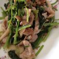 ヤマヤマヤーマ's cooksnap of when they made 豚コマと小松菜の中華炒め♪.