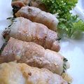 oBsession's cooksnap of when they made 豚肉で巻き巻き◆しそチーズの巻き◆.