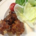 mariimo's cooksnap of when they made 豚薄切り×れんこん肉だんご【香味ケチャ】.