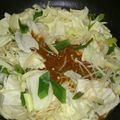 ayumimuya's cooksnap of when they made 柵サーモンで♪香味ちゃんちゃん焼き.