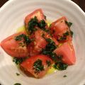 新米かーちゃん's cooksnap of when they made 赤いトマト＆緑のバジル　サラダ.