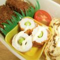 りゅう・しょうママ's cooksnap of when they made ✽お弁当に✽ちくわにアスパラ入れちゃった.