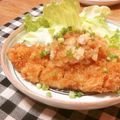 narimimama's cooksnap of when they made ＊鶏ムネ肉の＊ジャンボチキンカツ＊.