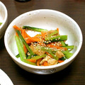 umedakeni's cooksnap of when they made ゴマ風味☆小松菜と油揚げの煮浸し.
