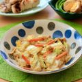 runa10's cooksnap of when they made 簡単♡白菜揚げ玉卵炒め(о´∀`о).