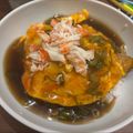 aicopom's cooksnap of when they made 失敗しない！簡単ふんわりカニ玉！.
