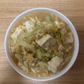 かおり♡♡♡'s cooksnap of when they made 簡単！月末どんぶり☆天キャべ豆腐卵とじ丼.